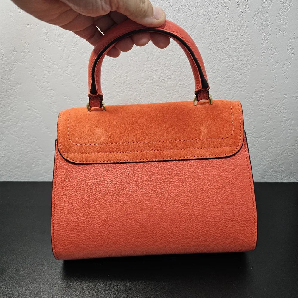 See By Chloe Coral Summer Satchel with Gold Hardware - Picture 13 of 17